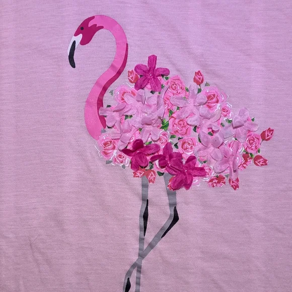 Pink Flamingo T-shirt - Picture 4 of 9